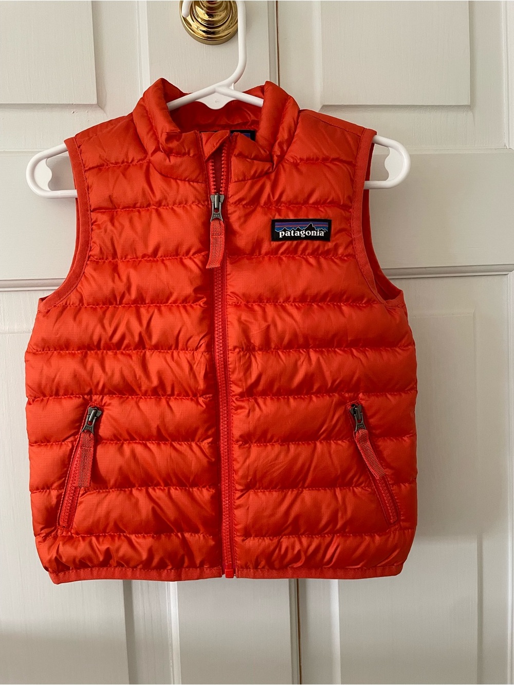 Patagonia Bright Orange Kids' Insulated Puffer Vest